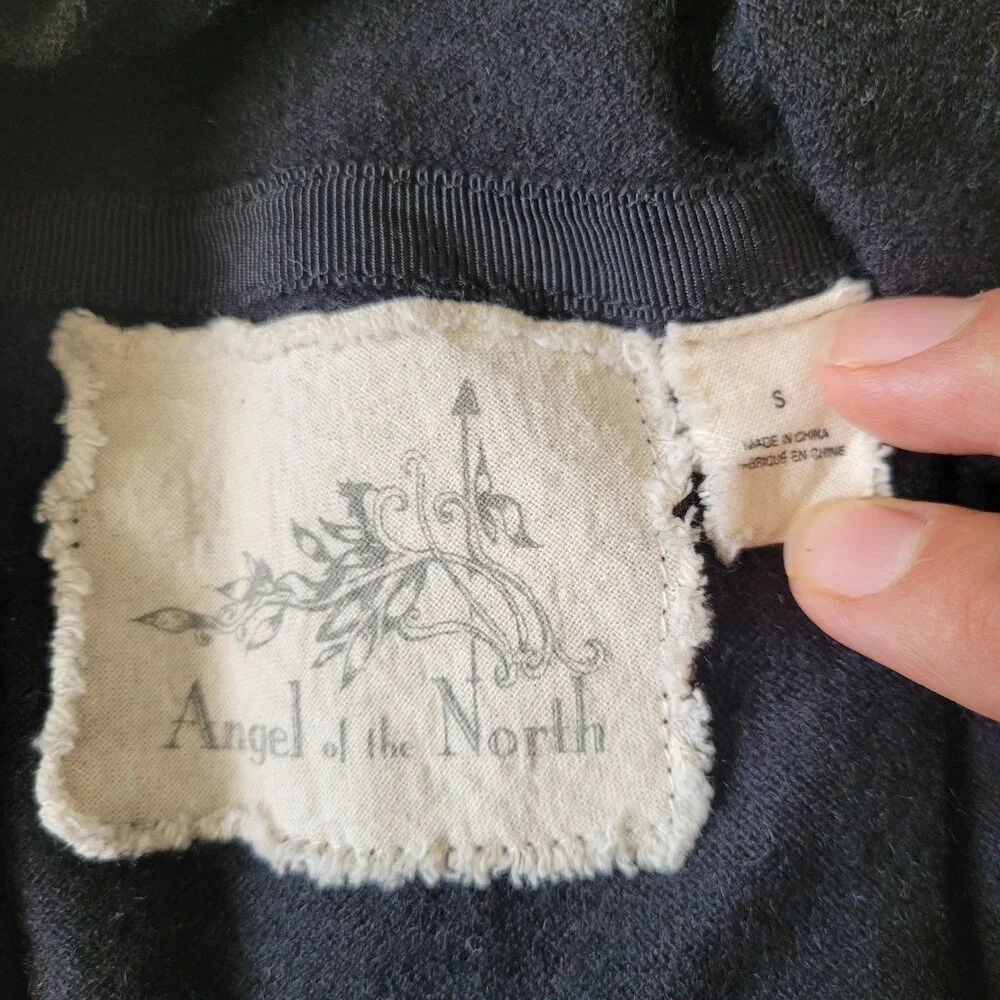 ANTHROPOLOGIE ANGEL OF THE NORTH Wool Blend Chiffon Cardigan - Picture 6 of 6